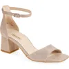 Paul Green Ankle Strap Sandal In Neutral