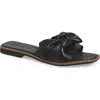 Paul Green Annie Slide Sandal In Black Future Nappa