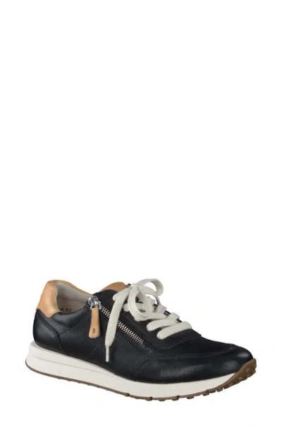 Paul Green Avery Sneaker In Black Simba Combo