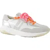 Paul Green Beckett Sneaker In Cloud Silver Combo