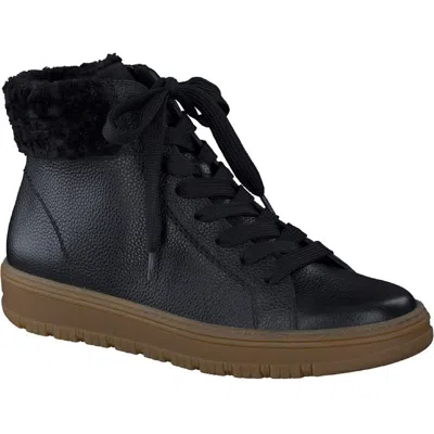Paul Green Cambria High Top Sneaker In Black