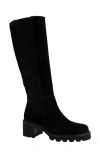 Paul Green Candice Knee High Boot In Black
