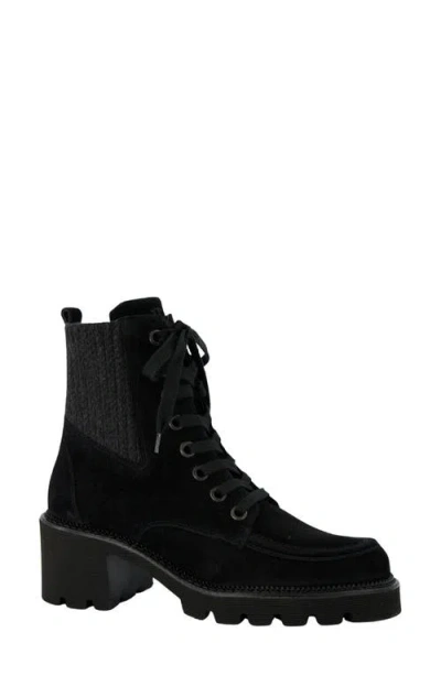 Paul Green Cassidy Hiker Boot In Black