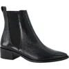 Paul Green Celina Pointed Toe Bootie In Black