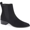 Paul Green Celina Pointed Toe Bootie In Black