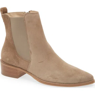 Paul Green Celina Pointed Toe Bootie In Brown