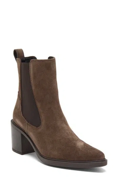 Paul Green Corey Bootie In Earth Soft Suede