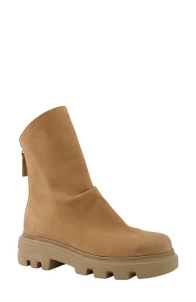 Paul Green Crosby Lug Sole Bootie In Brown