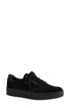 Paul Green Cybl Leather Zip Sneaker In Black