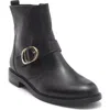 Paul Green Dakota Buckle Ankle Boot In Black