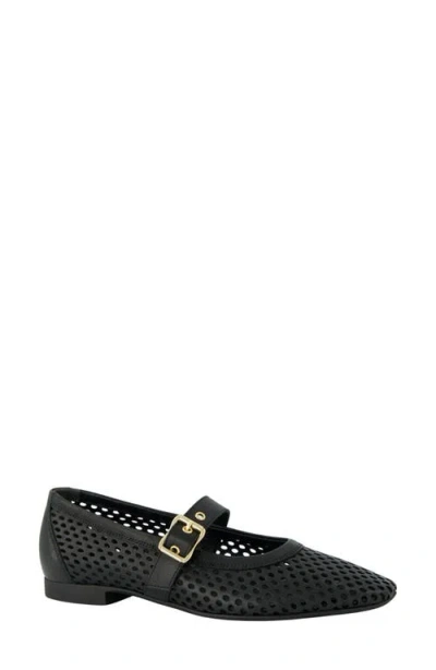 Paul Green Dana Mary Jane Flat In Black