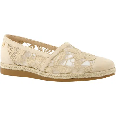 Paul Green Danica Lace Flat In Nude
