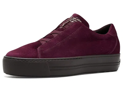 Paul Green Dante Sneakers Women's Shoes Merlot Suede: At 5.5 (us Women's 8) M, Leather