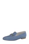 Paul Green Daphne Flat In Jean Denim