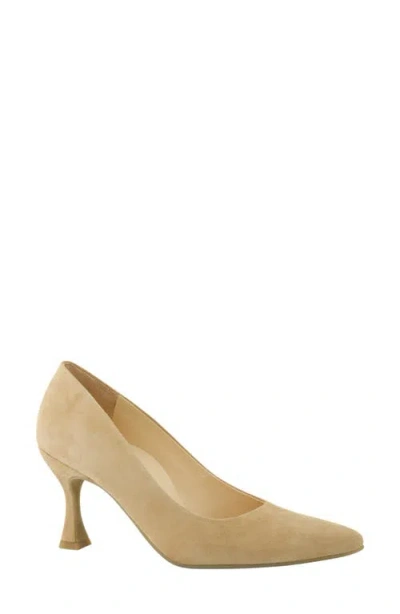 Paul Green Diana Pointed Toe Pump In Gold