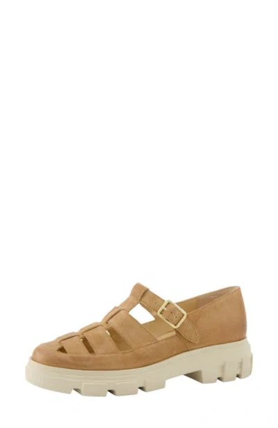 Paul Green Drea Fisherman Sandal In Brown