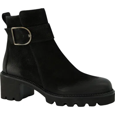 Paul Green Elissa Combat Boot In Black