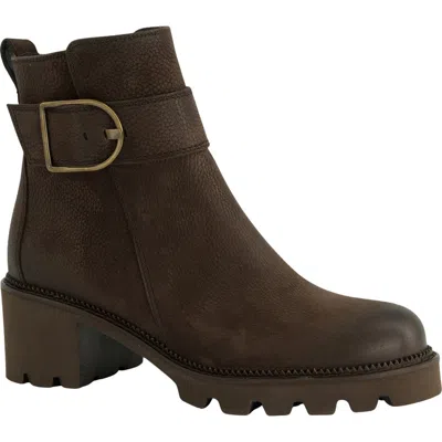 Paul Green Elissa Combat Boot In Brown