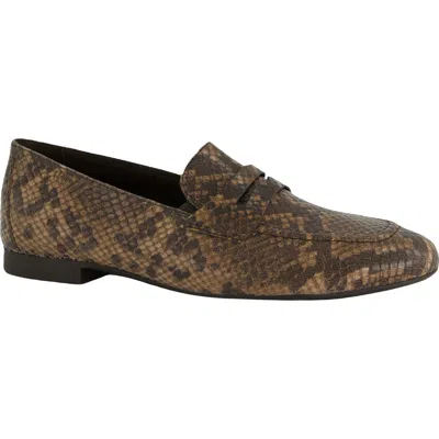 Paul Green Evony Penny Loafer In Animal Print