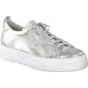 Paul Green Faye Sneaker In Mineral Antic Mettalic