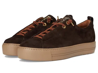 Paul Green Faye Sneakers Women's Shoes Moro Suede: At 5.5 (us Women's 8) M, Leather