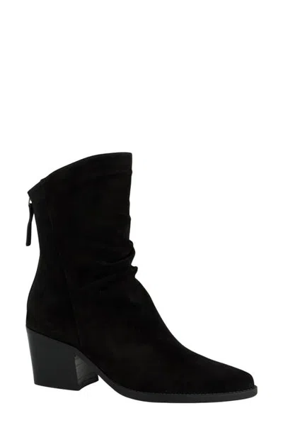Paul Green Fender Block Heel Bootie In Black