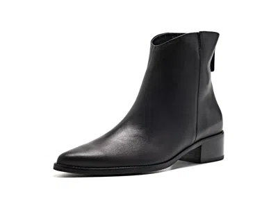 Paul Green Fiona Zip Boots Women's Boots Black Leather: At 6.5 (us Women's 9) M