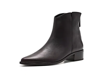 Paul Green Fiona Zip Boots Women's Boots Espresso Leather: At 6.5 (us Women's 9) M In Black