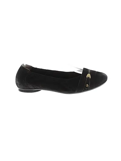Pre-owned Paul Green Flats In Black