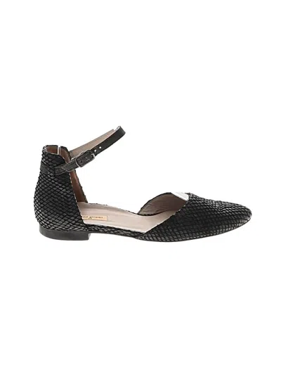 Pre-owned Paul Green Flats In Black