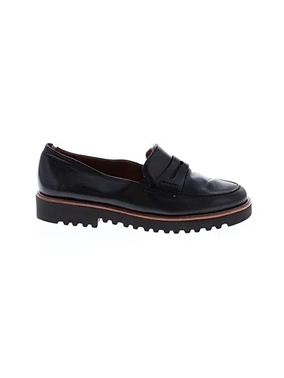 Pre-owned Paul Green Flats In Black