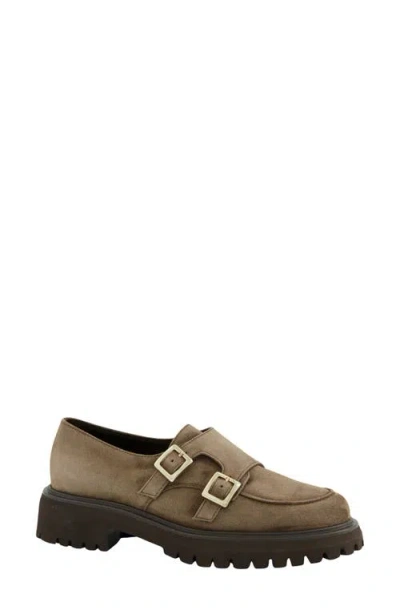 Paul Green Flemming Lug Leather Loafer In Pink