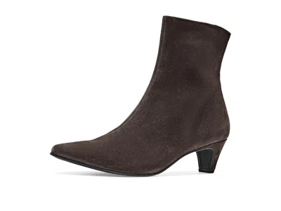 Paul Green Florence Boots Women's Boots Mocha Suede: At 5 (us Women's 7.5) M, Leather In Brown