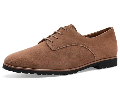 Paul Green Frankie Oxfords Women's Flat Shoes Nut Suede: At 5 (us Women's 7.5) M In Brown