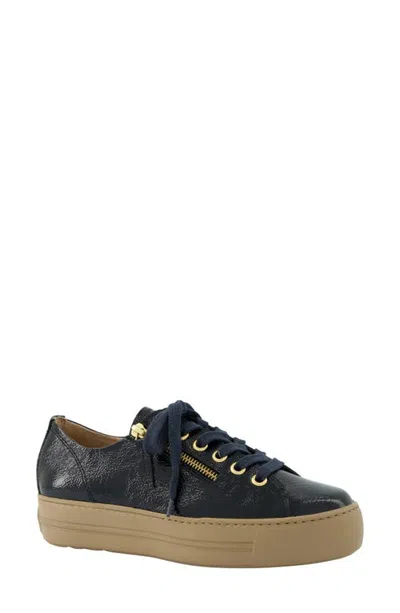 Paul Green Fresno Leather Sneaker In Multi