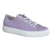 Paul Green Hadley Platform Sneaker In Lavendar Leather