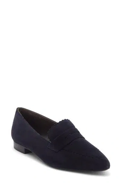 Paul Green Penny Loafer In Blue