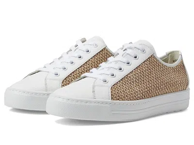 Paul Green Rachel Sneaker Womens Us 7 White Leather Comfort Casual Shoes Khd1042