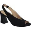 Paul Green Women's Riviera Slingback Pumps In Black Suede