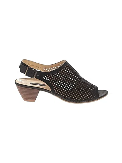 Pre-owned Paul Green Sandals In Black