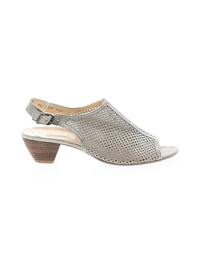 Pre-owned Paul Green Sandals In Silver