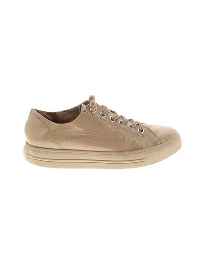 Pre-owned Paul Green Sneakers In Tan