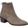 Paul Green Suzette Bootie In Antelope Soft Suede
