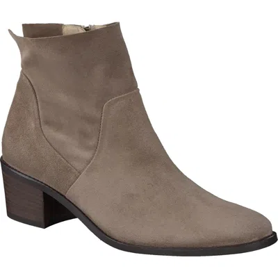 Paul Green Suzette Bootie In Antelope Soft Suede