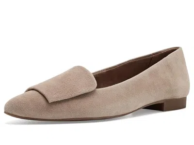 Paul Green Teddy Flat Women's Shoes Antelope Suede: At 4.5 (us Women's 7) M In Tan