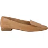 Paul Green Teddy Pointed Toe Flat In Alpaca Leather