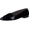 Paul Green Teddy Pointed Toe Flat In Black Velvet Combo