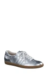 Paul Green Tilly Sneaker In Aluminum Metallic Nappa