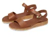 Paul Green Tippi Sandals Women's Us 10.5 Brown Leather Adjustable Strap Zogg217