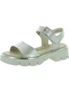 Paul Green Toby Womens Patent Leather Cushioned Footbed Ankle Strap In Green